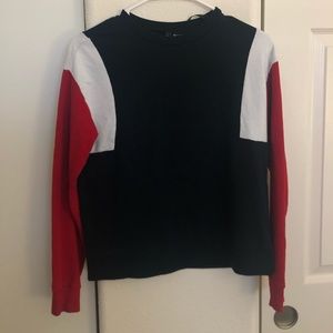 Color block h and m sweater